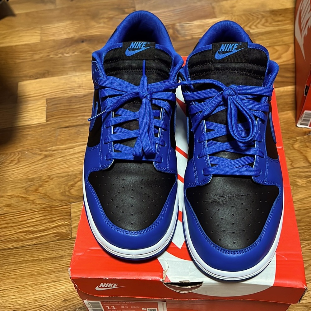 Nike Dunk low retro cobalt size 11 worn with box